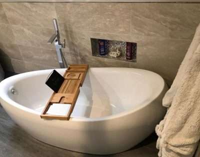 Luxury bath at Lon y Traeth adults-only B&B