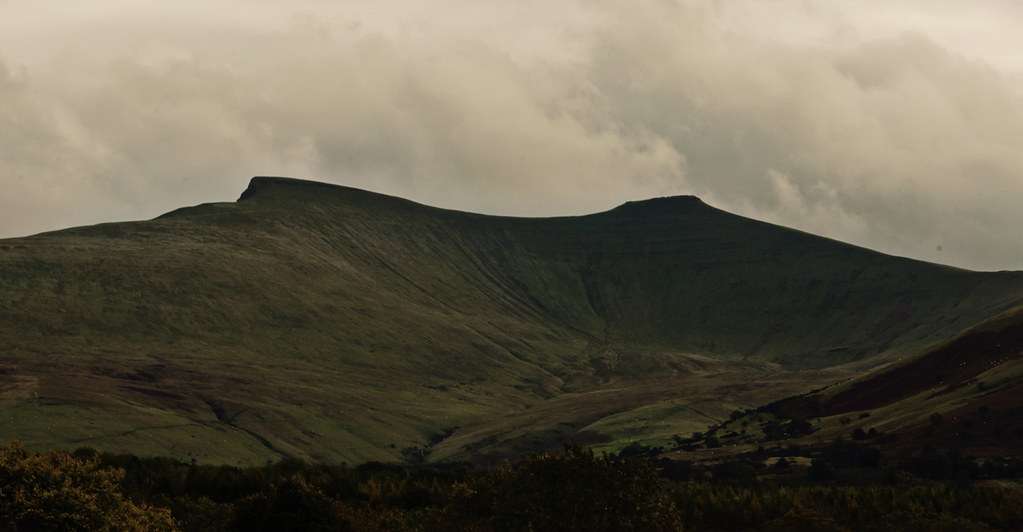 Brecon Beacons landscape, setting for Green Man Festival