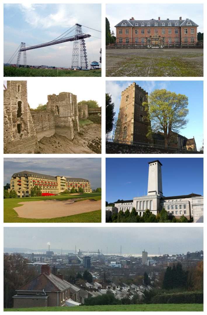 Newport city centre, South Wales